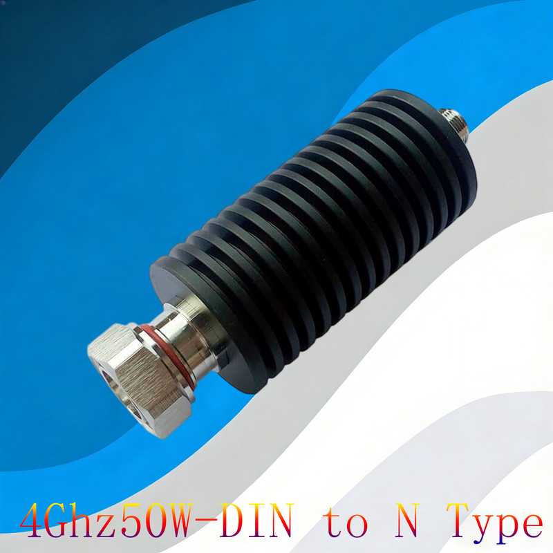 50Watt DIN 7/16 Male to N Type RF 1dB-40dB DC 0-4GHz Coaxial Fixed Attenuator gallery
