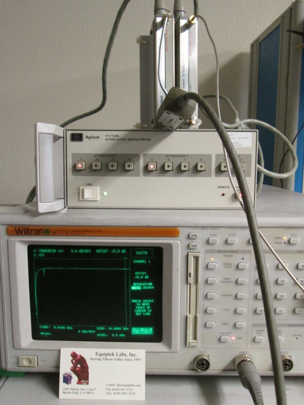 Agilent 110dB 18GHz 1dB Step Programmable Attenuators TESTED! 8494H+8496H+11713A