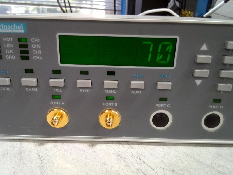Aeroflex / Weinschel 8310 Series Programmable Attenuator 1-Ch 18GHz 70dB/10dB gallery