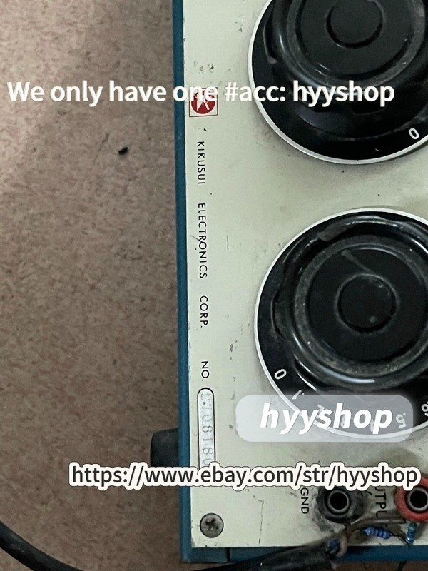 1PCS KIKUSUI 984C, 60DB dual channel H-type 600 ohm balanced attenuator, /hyy gallery
