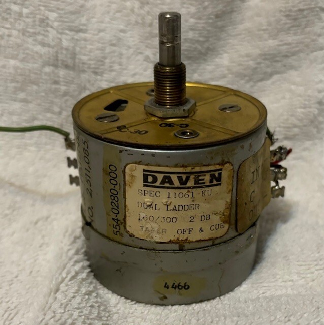 Daven Company Attenuator 160/300, Spec 11061 KU