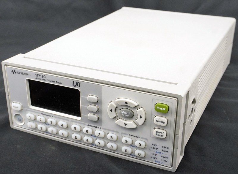 HP – Agilent – Keysight 11713C LXI-Compliant Attenuator/Switch Driver Lot A