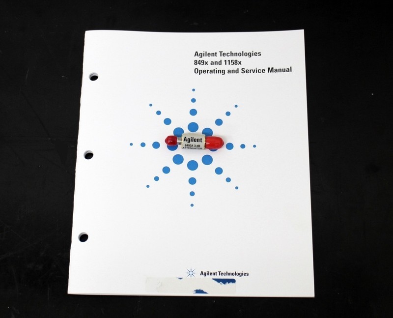 Agilent 8493A/003 DC-12.4GHz Coaxial Fixed Attenuator 3dB 2W High Accuracy