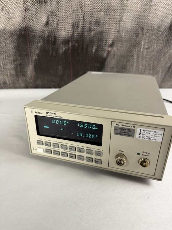 Agilent 8156A Optical Attenuator 1310/1550nm SM Option 101 Guaranteed ShipsFAST gallery