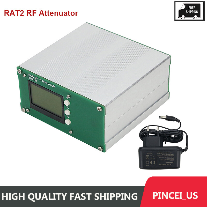 RAT2 9K-6G 0-63.5dB RF Attenuator SMA Connector 2-Channel Digital Display Screen