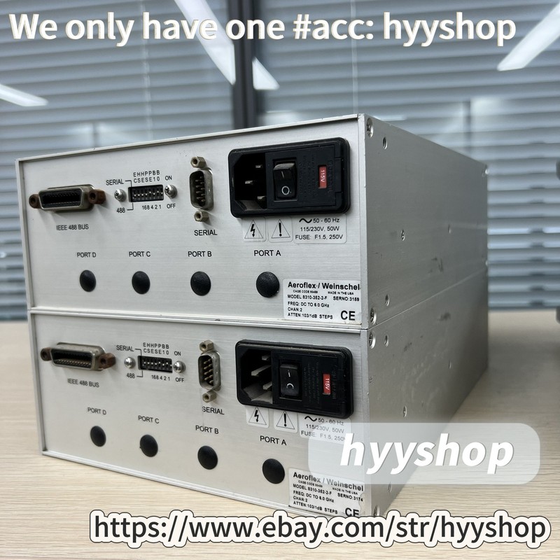 1PCS Aeroflex 8310-352-2-F Programmable Attenuator 6GHz /hyy gallery