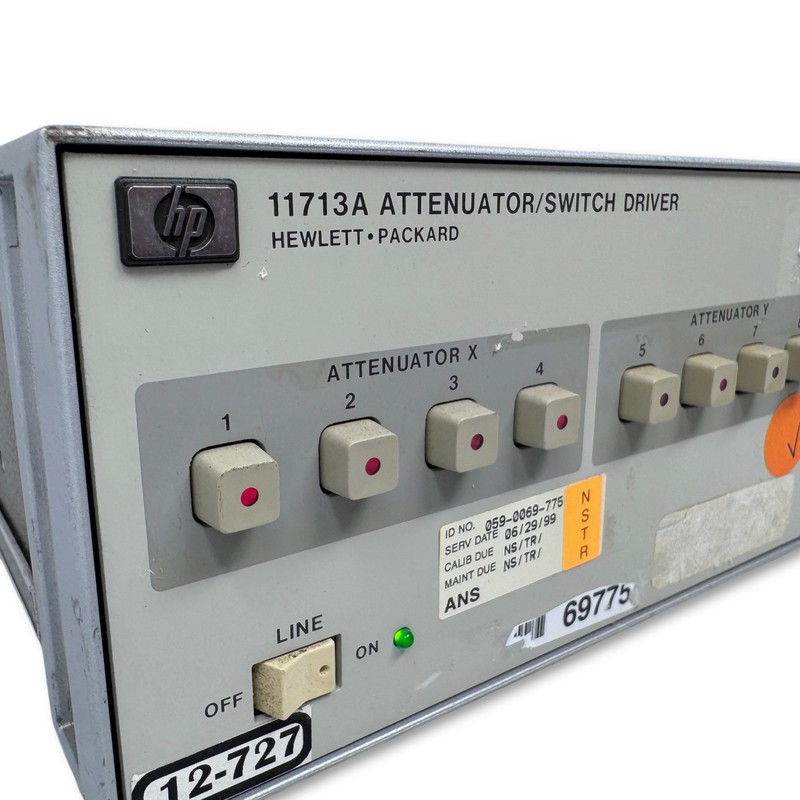 HP 11713A Attenuator Switch Driver GPIB HPIB 24V RF Test Controller Agilent Lab gallery