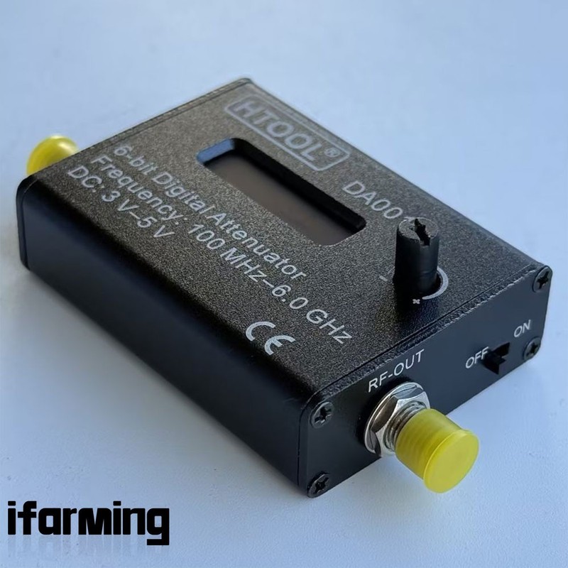 HTOOL DA001 0-31.5dB Adjustable Wideband Digital RF Attenuator Module DC-6GHz gallery