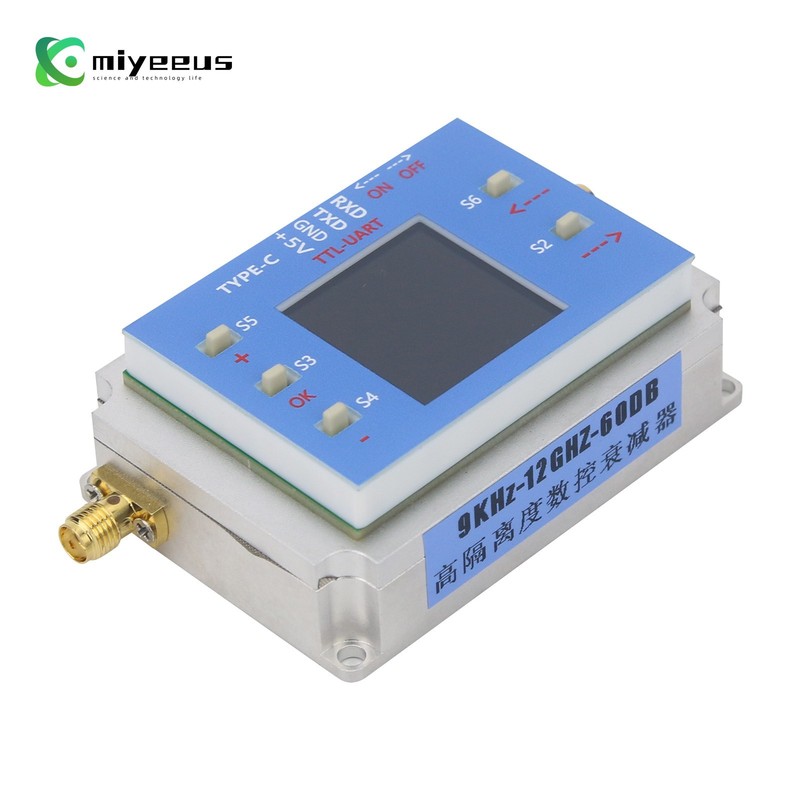 Digital Programmable Controlled Attenuator Module 60dB TFT Display SMA Connector gallery