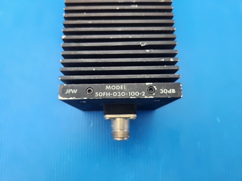 JFW 50FH-030-100-2 100 WATTS DC-2GHz 30dB ATTENUATOR Used gallery