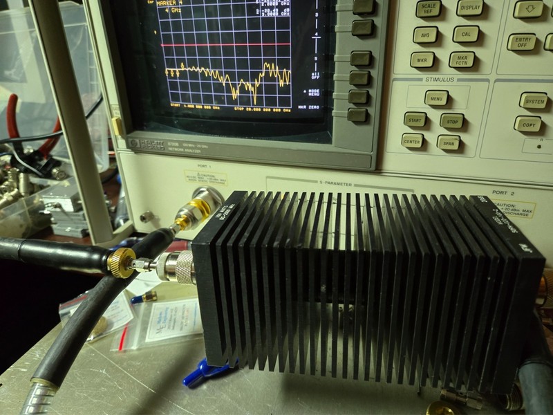 JFW 50FH-020-100-2 Fixed Attenuator 100W 20dB N(M,F) connector Repaired & Tested gallery
