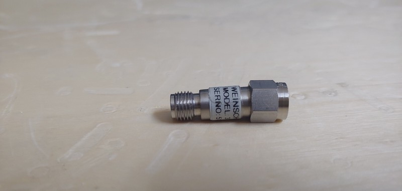 Weinschel 3T-20: Coaxial RF Attenuator 20 dB 2 W SMA(M) to SMA(F) (1560) gallery