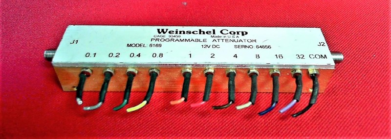 Weinschel 6169 64.50dB DC-3GHz 12V Programmable Attenuator