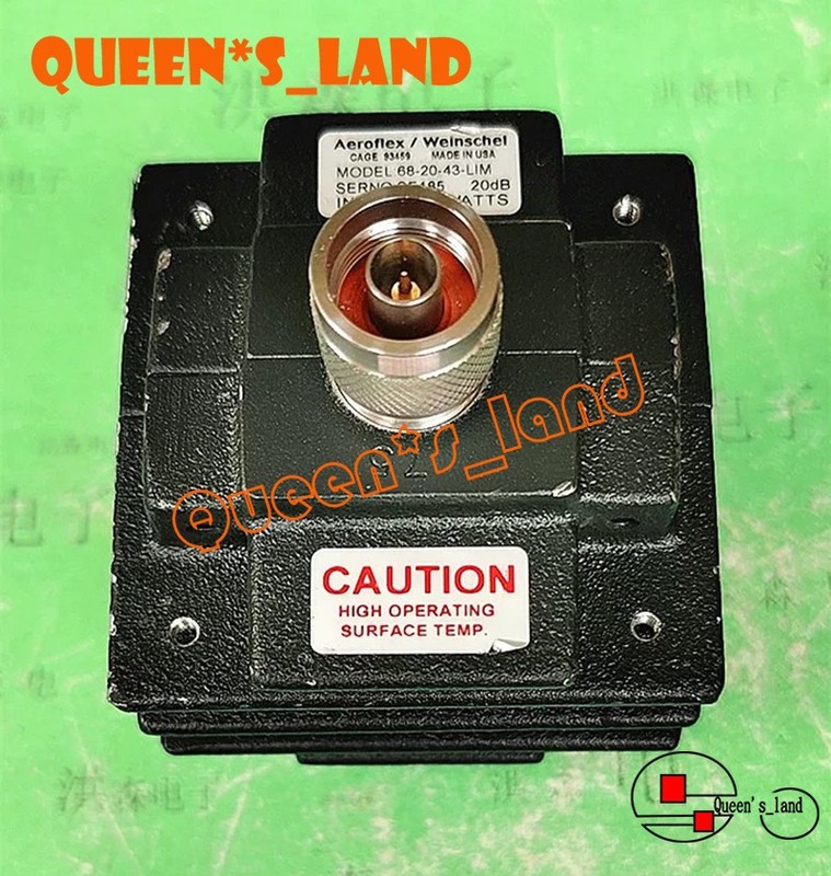 Weinschel 68-20-43-LIM DC-5GHz 20dB 100W Type-N RF High Power Fixed Attenuator gallery
