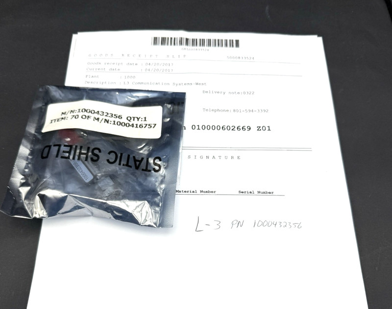L3 Harris Attenuator 1000432356 20dB DC Bias TNC Male – TNC Female *NEW SEALED*