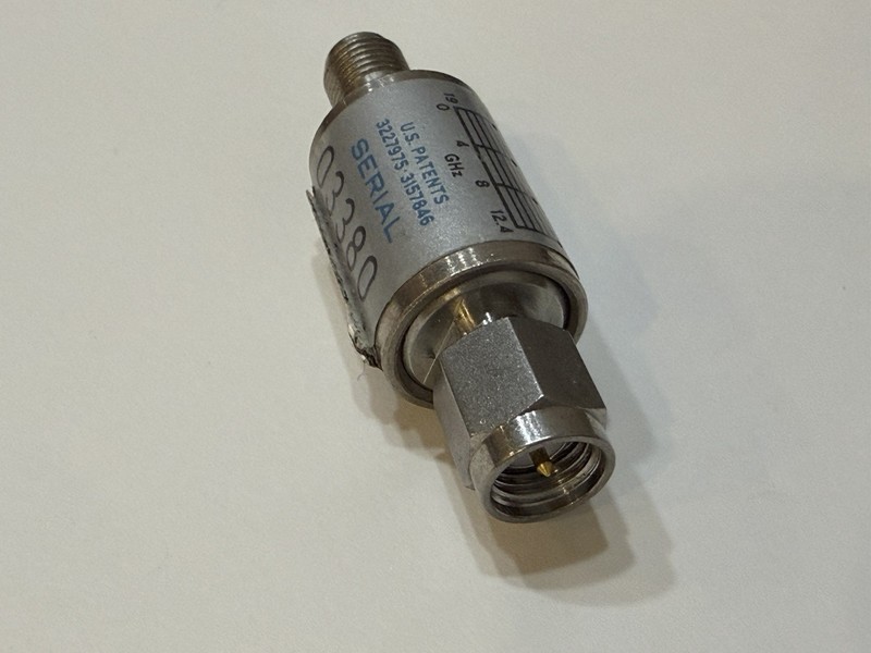Hewlett Packard 8493A 20dB Attenuator DC-12.4GHz RF Microwave Component gallery