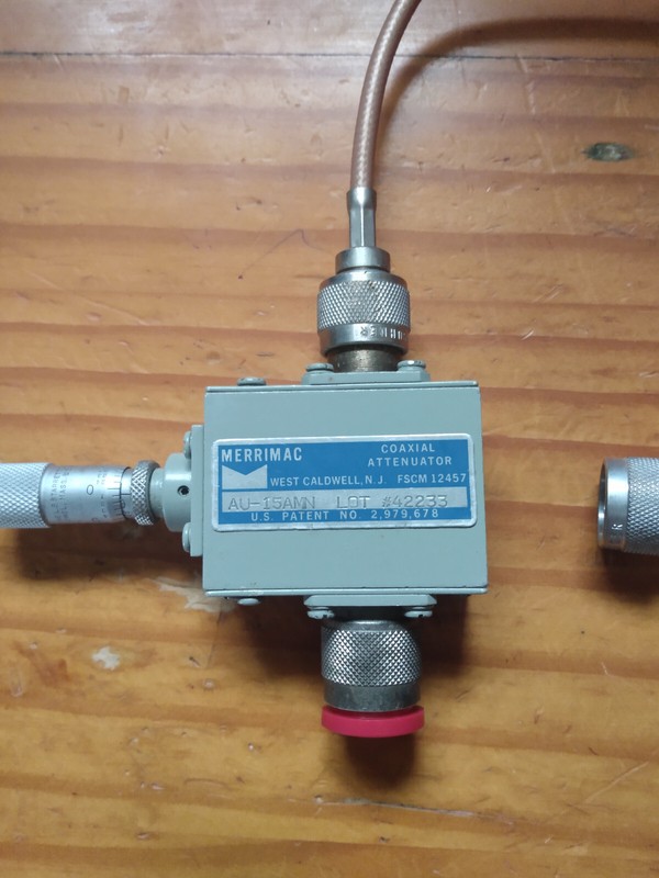 Used Merrimac AU-15A5NAM Coaxial Attenuator gallery