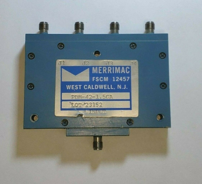 Merrimac PDM-42-1.5GA Coaxial Attenuator (FSCM 12457) --SMA