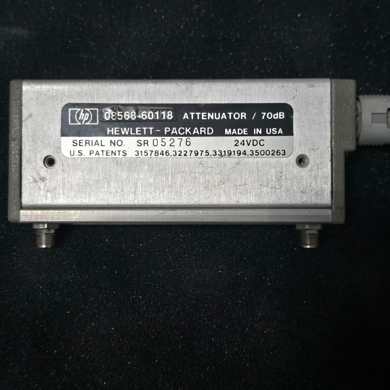 HP 08568-60118 18 GHz, 70 dB, SMA, Programmable Step Attenuator gallery