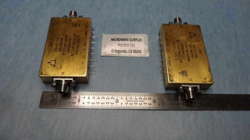 LOT OF 2 DAICO CDA0666 PIN DIODE STEP ATTENUATORS 5 SECTIONS TTL, up to 1.4 GHz gallery