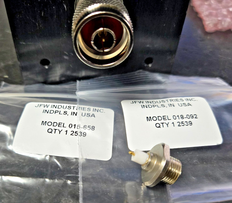 JFW 50FH-020-100-2 Fixed Attenuator 100W 20dB N(M,F) connector Repaired & Tested gallery