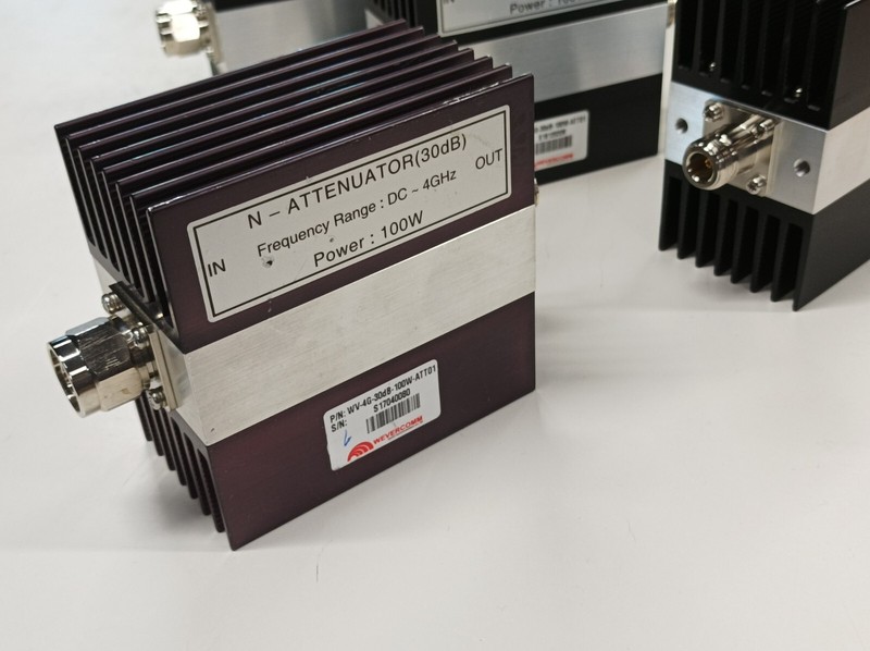 Wevercomm WV-4G-30dB-100W-ATT01, N attenuator 30dB, DC-4GHz, 100W, set: 56pcs # gallery