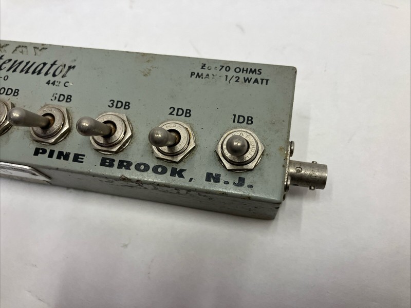 Vintage KAY Step Attenuator 442C 31-0 1 DB Steps 0.5 Watts gallery