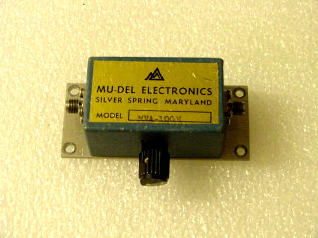 MU-DEE ELECTRONICS VARIABLE ATTENUATOR; MODEL MVA-100E