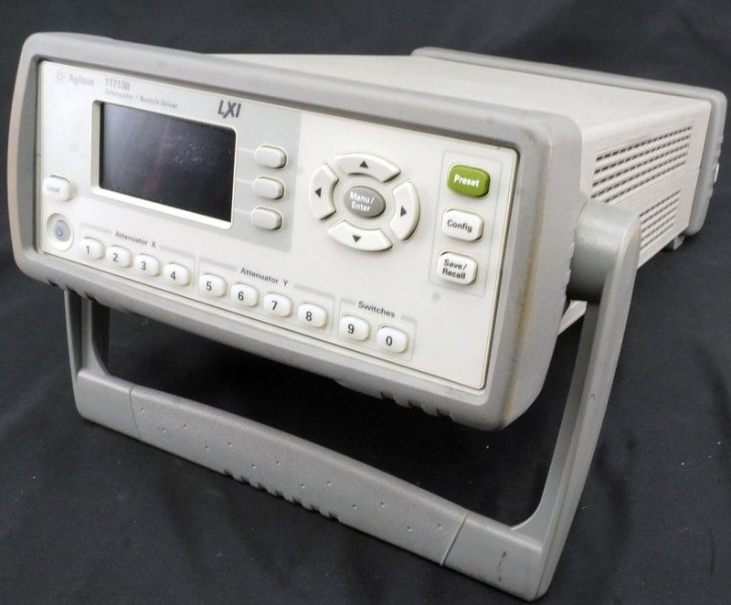 HP – Agilent – Keysight 11713C LXI-Compliant Attenuator/Switch Driver Lot G