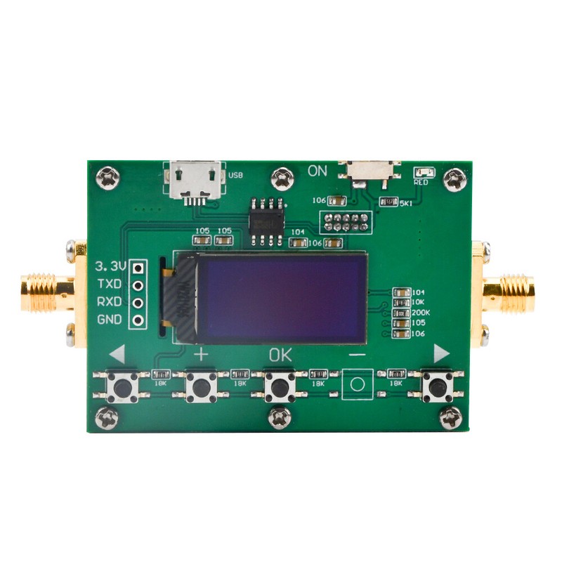 Digital Attenuator 30DB Step 0.25DB OLED Pogrammable Attenuator Module 6Ghz RF gallery