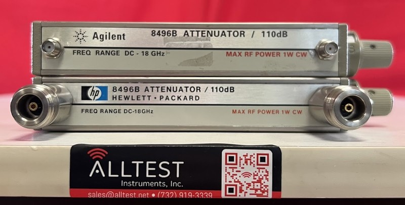 HP - Agilent - Keysight 8496B Manually Variable Step Attenuator, DC-18GHz, 110dB gallery