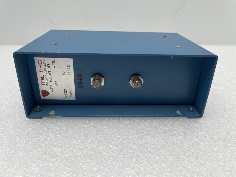 TRILITHIC ATTENUATOR ADJUSTABLE ATTENUATION CONTROL BOX BMA-780 0-10dB gallery