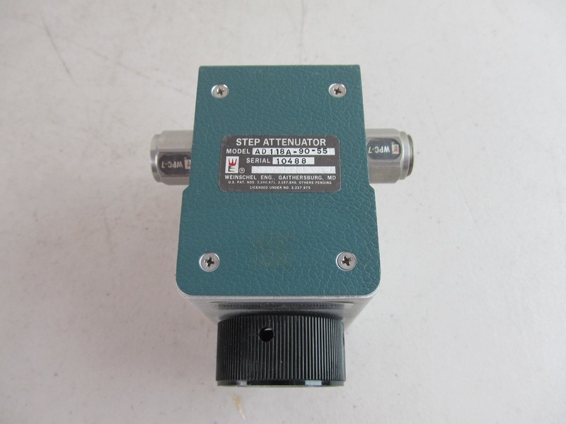 Weinschel RF Coaxial Attenuator 0-90 dB In 10 dB Steps WPC-7 Conns AD118A-90-55