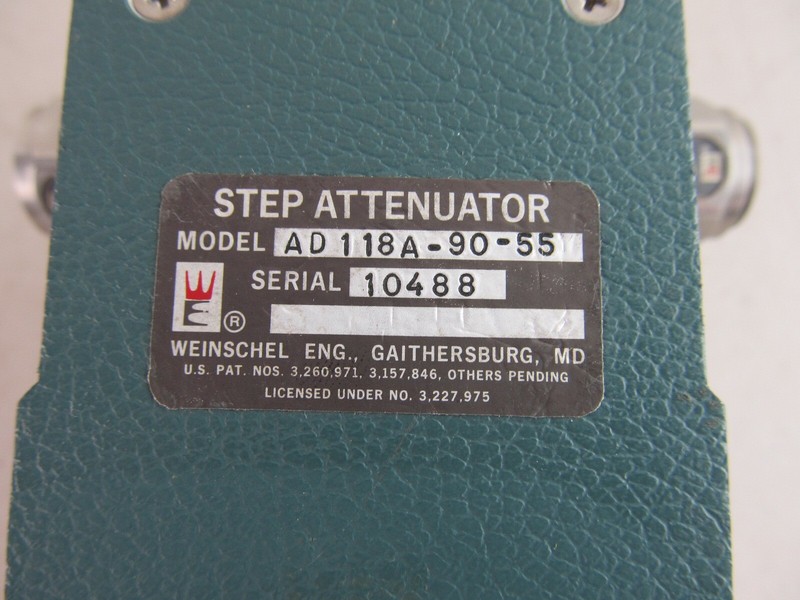 Weinschel RF Coaxial Attenuator 0-90 dB In 10 dB Steps WPC-7 Conns AD118A-90-55 gallery