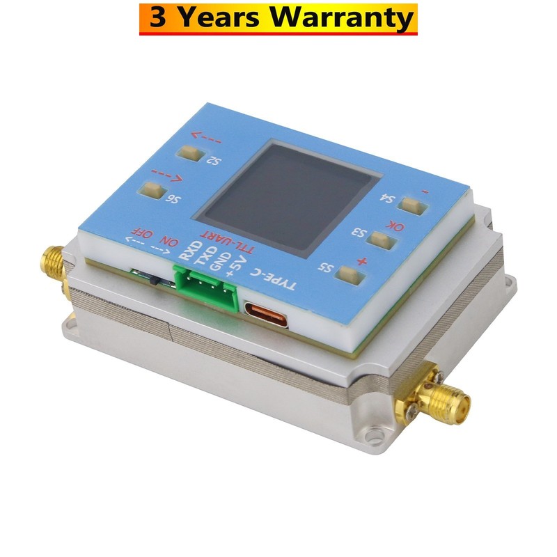 DC-3GHZ 90DB Programmable Attenuator Module RF Attenuator Step 0.25DB 1.3" OLED- gallery