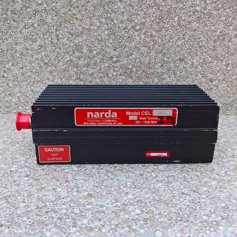Narda Microwave L3 Loral CEL382NF 250W DC-1500 MHz RF Coaxial Termination Type N gallery