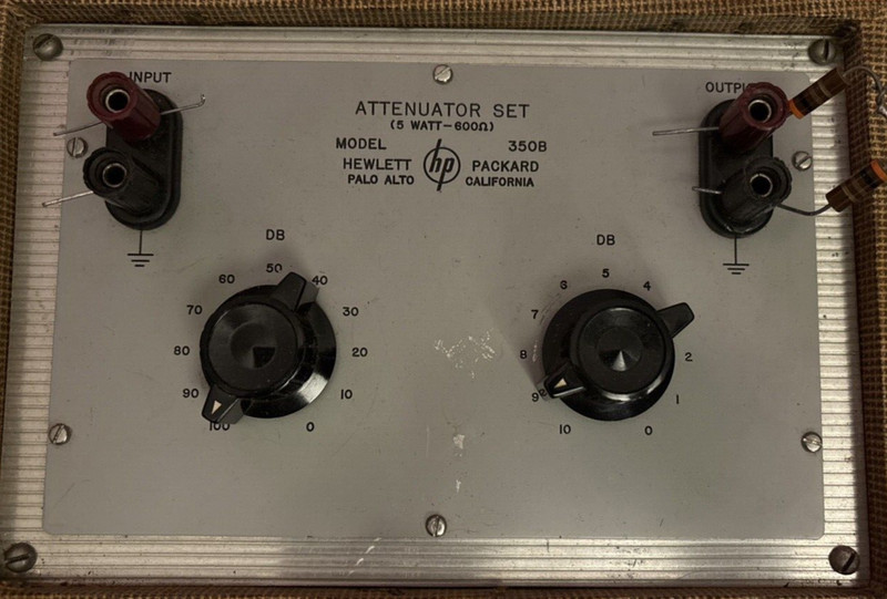 HP Attenuator Set Model 350B (5 Watt-600) - Untested gallery