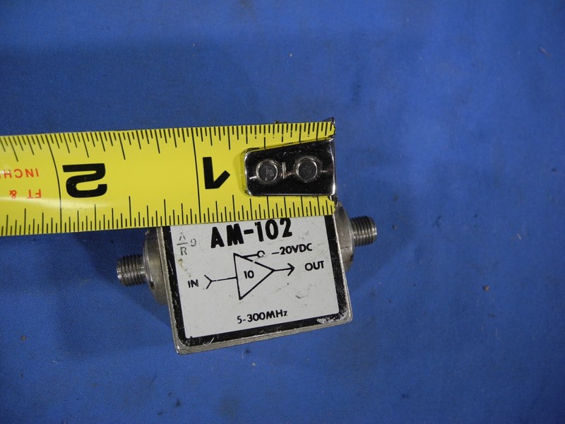 Anzac AM-102 RF Amplifier 5-300 MHz 20VDC (Working Pull) gallery