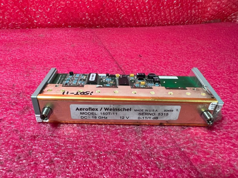 MCE Weinschel 150T-110 0-110/10 dB DC-18 GHz Step Attenuator Untested