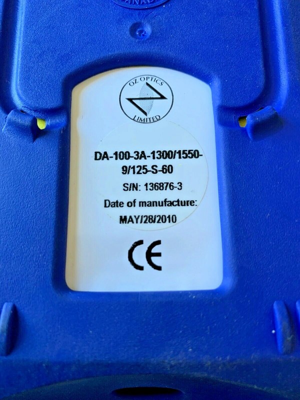 OZ OPTICS DA-100-3A-1300/1550-9/125-S-60 DIGITAL ATTENUATOR DA-100-3A-1300 gallery