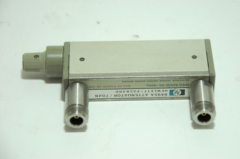 HP Hewlett Packard 8495A Step Attenuator 70dB DC- 4 GHz. gallery