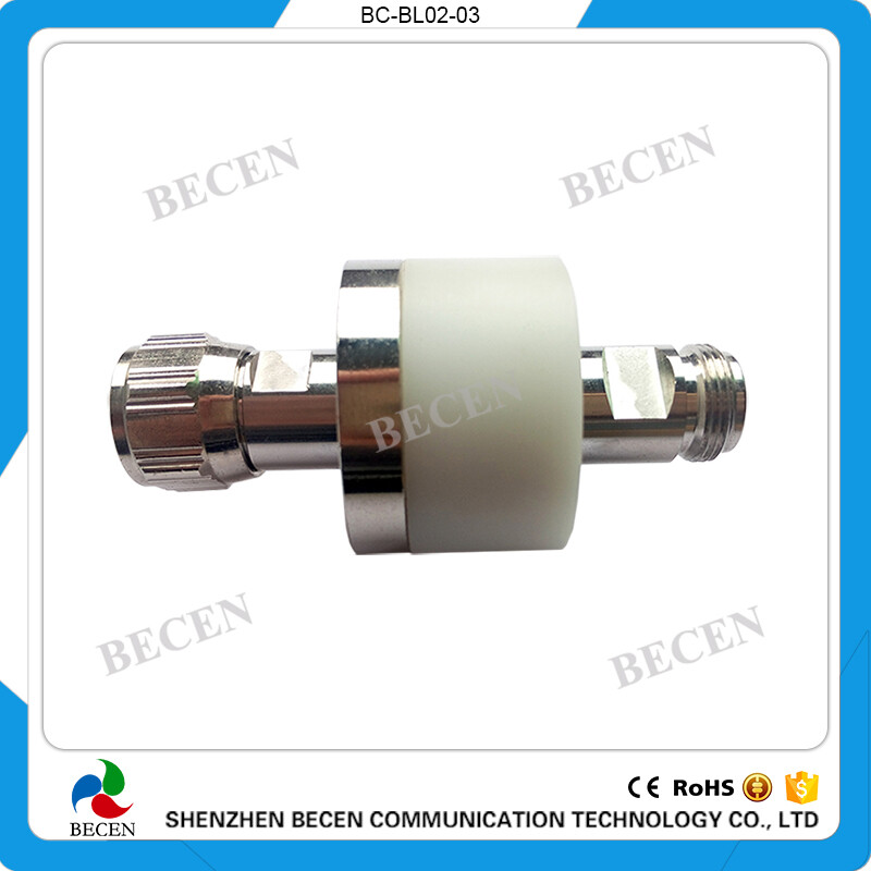 2pcs/lot N male to female DC Block DC-2.5GHZ 50ohm 200W 3000V RF coaxial Power gallery