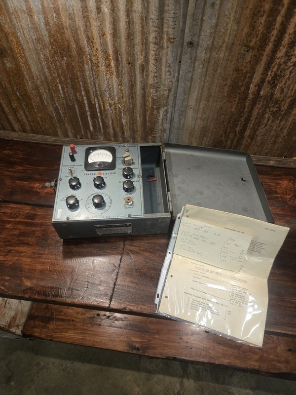 Vintage GE General Electric 4EX1C Attenuator Test Set Untested Parts Estate