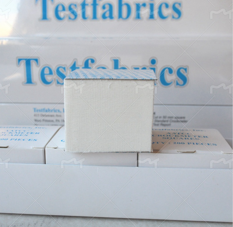 1000PCS/Box New 0101001 White Cotton Friction Cloth AATCC Standard 5*5cm gallery