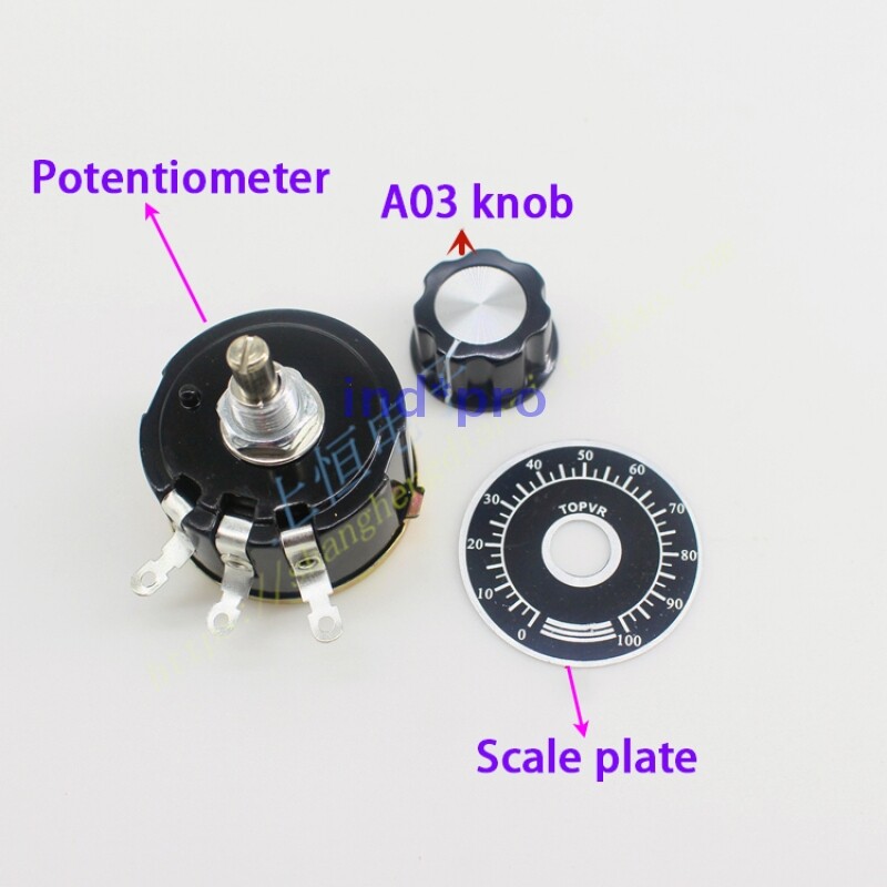10PCS/Lot New WX112(050) Single Coil Wound Potentiometer 5W 1K 2K2 4K7 10K gallery