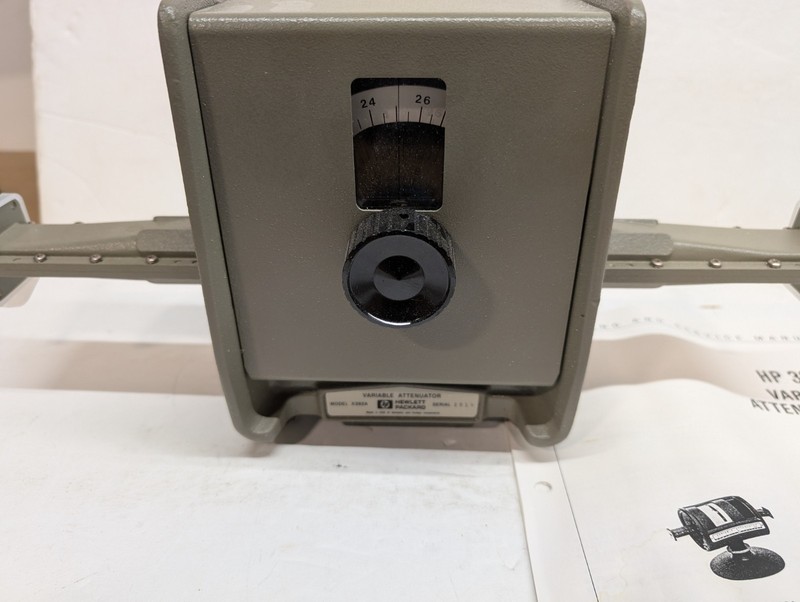 HP Hewlett Packard X382A Variable Attenuator w/ Manual gallery