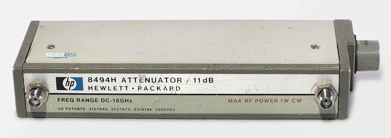 AGILENT (HP) 8494H PROGRAMMABLE STEP ATTENUATOR DC-18GHz, 0-11 dB (REF.: 630N) gallery