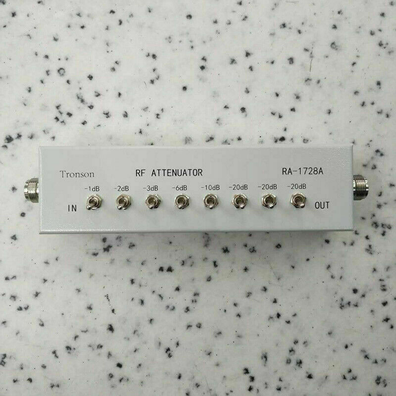 1PC for Ham Radio Transmitter 0- 82DB VARIABLE/ STEP ATTENUATOR 50 OHM
