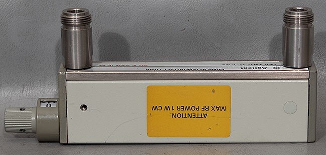 HP/Keysight 8496B/001 33322B Type-N 18 GHz, 0-110 dB Manual Variable Attenuator gallery