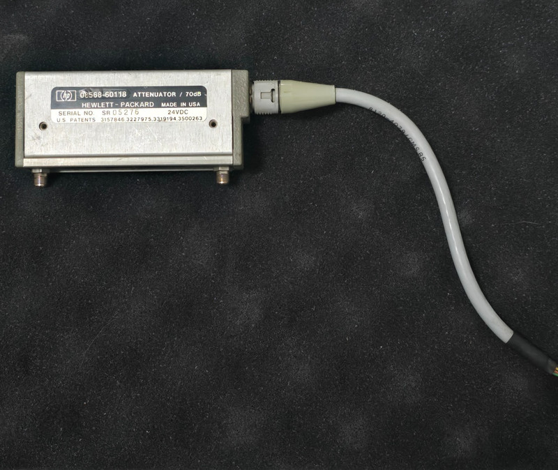 HP 08568-60118 18 GHz, 70 dB, SMA, Programmable Step Attenuator